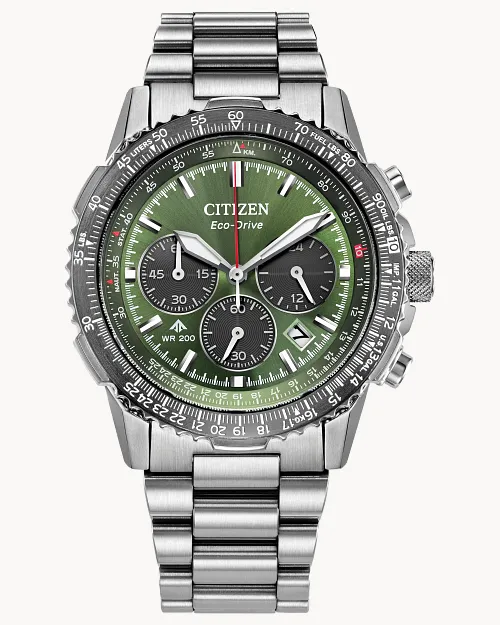 Promaster Navihawk Green Dial Stainless Steel Bracelet CA4664-60W Promaster Navihawk Green Dial Stainless Steel Bracelet CA4664-60W